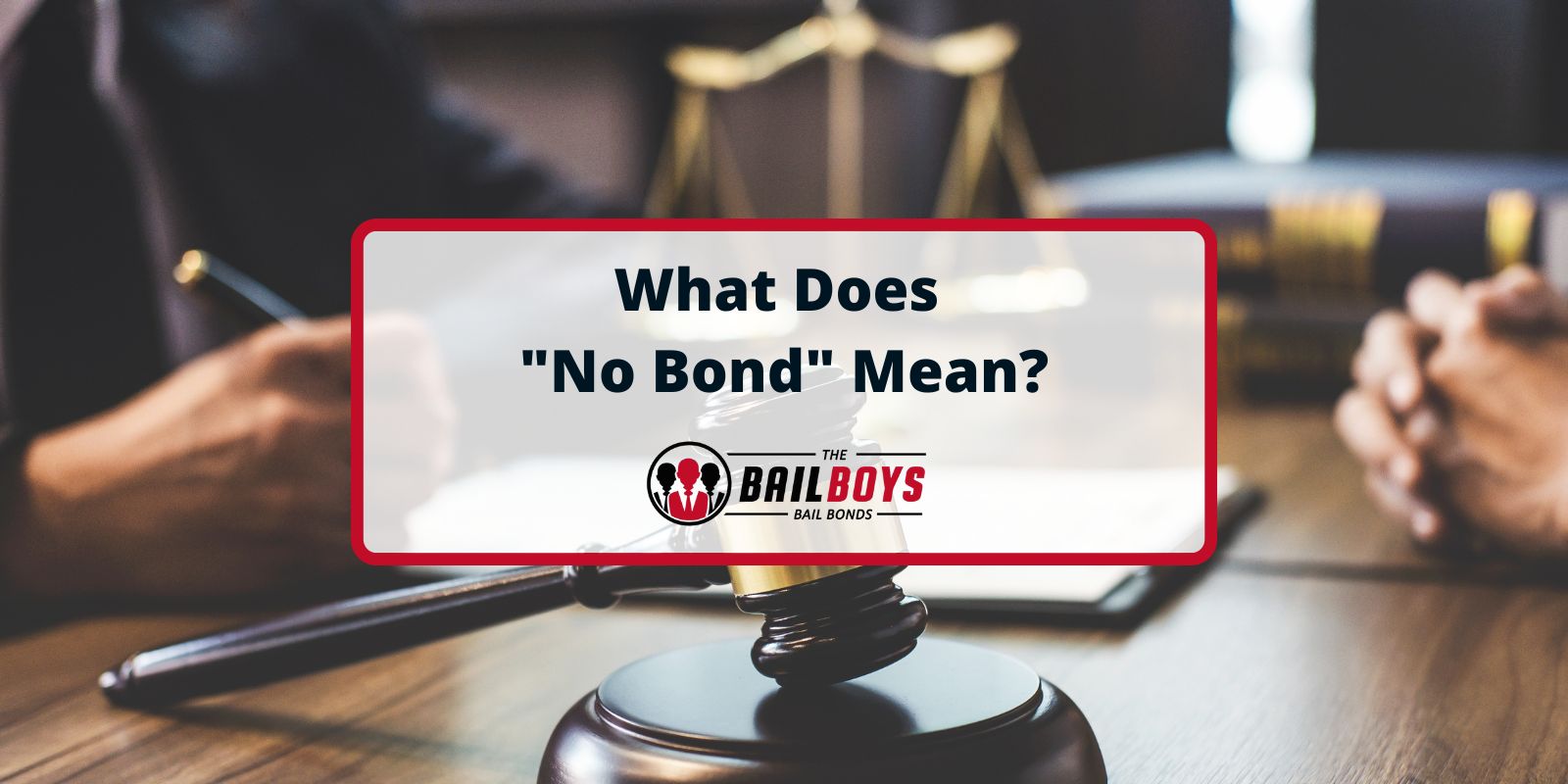 What Does "No Bond" Mean? (2023) Help Getting Released!